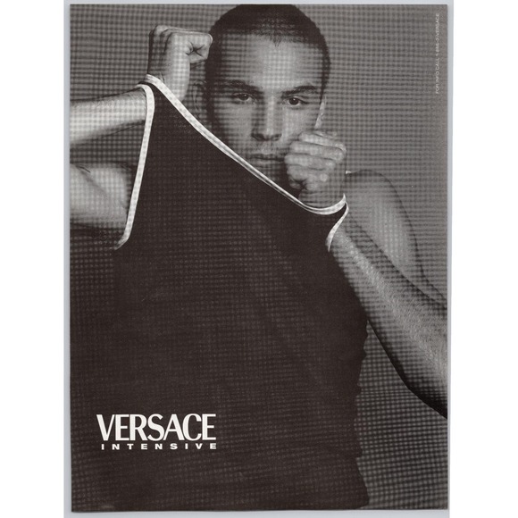 Versace Other - Versace Intensive‎ Mens Fragrance Print Ad Luxury Cologne Fashion Print Ad 1998
